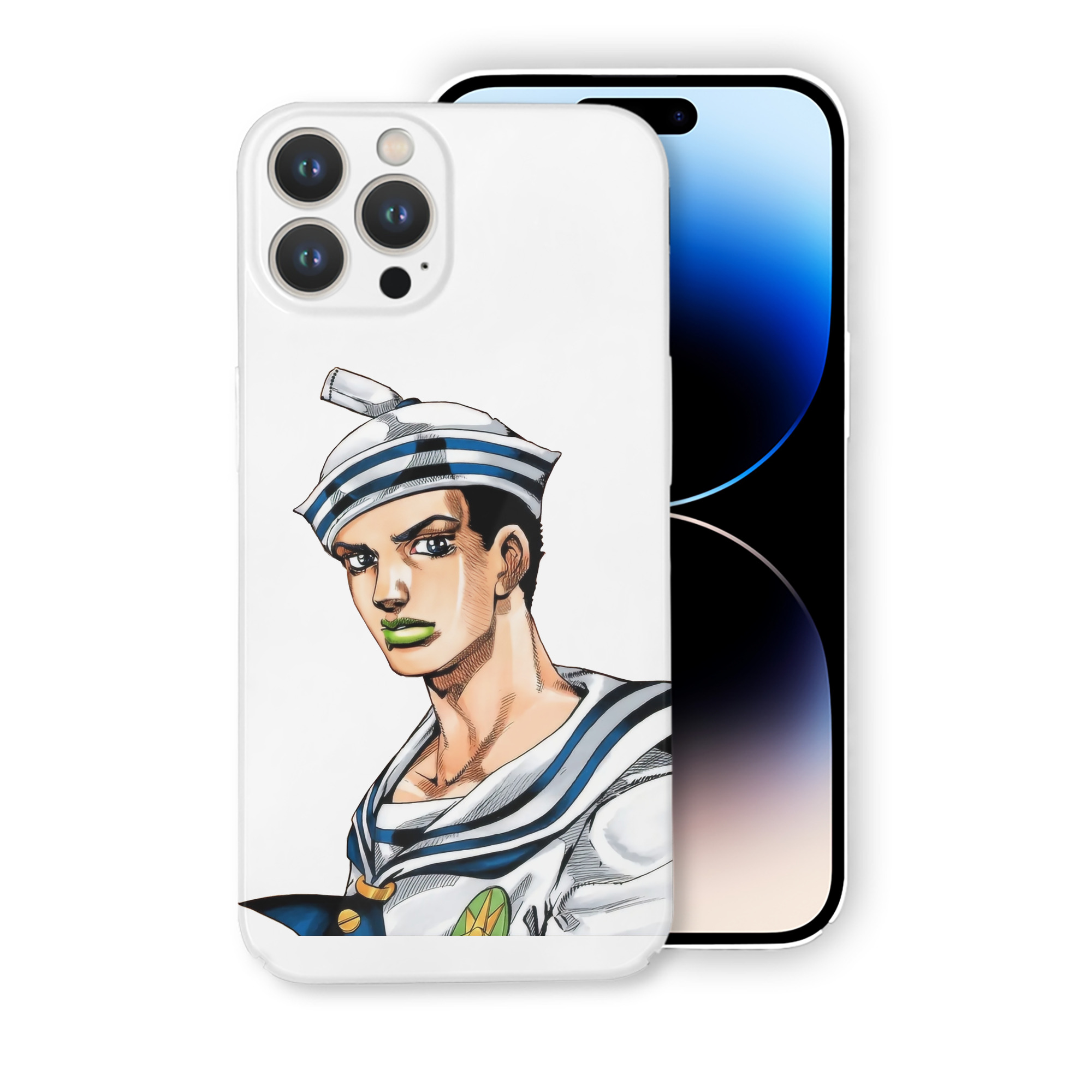 （画像用） ジョジョの奇妙な冒険 東方定助 JoJo's Bizarre Adventure Higashikata Josuke 【iPhone 14シリーズ対応】ハードケース